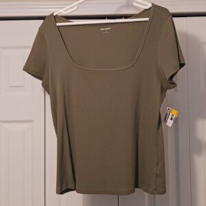 #24 3/$18 - Old Navy Green Short Sleeve Top Size 2X